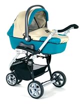 Neonato Reverso Sport Tris 733 Lightweight City 3-Wheel Stroller and Carrycot Travel System