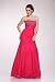 #1632 Strapless Rosettes Skirt Pageant Evening Pro...