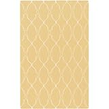 Fallon Rug in Yellow and Ivory - 24 x 36