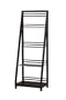 Linon Metro Glass Top Slanted Bookcase