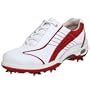 ECCO Women's Casual Pitch Golf Shoe,White/Raspberry,41 EU (US Women's 10-10.5 M)