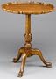 Lamp Accent Table in Honey