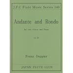 ドップラー/アンダンテとロンド <for 2 Flutes and Piano> JFC名曲シリーズ 140