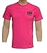GIVE ME MORE USA Men's Sporty T.Shirt (S, Neon Pink)