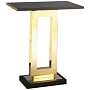 Doughnuts Brass Finish Side Table