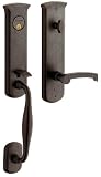 Baldwin 85340.412.RENT Tahoe Emergency Exit Right Hand Handleset with Tahoe Lever, Distressed Venetian Bronze