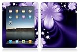 Bundle Monster Vinyl Skin Case Cover Art Decal Sticker Protector Accessories for Apple Ipad Tablet 16gb, 32gb, 64gb Wifi or 3G - Purple Flower