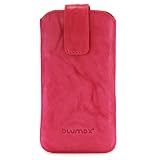 Produkt-Bild: Original Blumax &reg; Ledertasche Wished Pink f&uuml;r HTC ONE S mit R&uuml;ckzugfunktion , Handytasche , Case , H&uuml;lle , Etui , Slide , Display Schutz , Secure