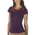 Anna Sui for Target&reg; Cotton Necklace Tee Shirt - Purple