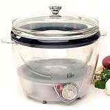 Elite Gourmet 3.5 Quart Transparent Slow Cooker