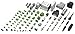 FBRI 10-5 N, Fixed Bridge, Pitch: 5.2 mm, Number of Positions: 10, Color: Silver (5 Items)