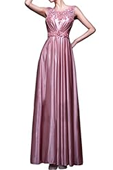 Lace Jeweled Evening Dress/Bridesmaid Dress/Wedding Party Dress 