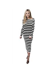 Knit Striped Print Off the Shoulder Jumper 