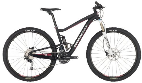 Diamondback 2012 Sortie29 1 Trail Full Suspension Mountain Bike (Black/Silver, 15.5-Inch/ Small)