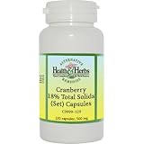 Alternative Health & Herbs Remedies Cranberry 18% Total Solids ( Set) Capsules, 120-Count Bottle