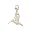 Rembrandt Charms Hummingbird Charm with Lobster Clasp, 10K Yellow Gold