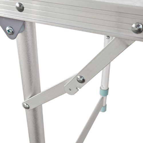 Table pliable et réglable en hauteur pour pique-nique, table valise de camping et de jardin en aluminium, 8816-B