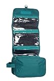 Hanging Toiletry Cosmetics Travel Bag, Teal