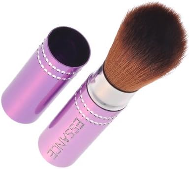 Marsin Profession Makeup Retractable Brush Blush Powder Foundation Adjustable (Purple)