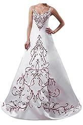 Satin Spaghetti Strap Natural   Waistline Sweetheart  Vintage  Ball Gown Wedding Dress 