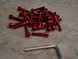 Motorcycle Engine Bolt Kit - Red - Honda CBR 600RR 03-09, 1000RR 04-09, F2 F3 F4 F4i 92-06, 1100xx, 900rr 96-98, 929rr 99-00, 954rr 01-03