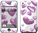 Hearts Design Protective Skin Decal Sticker for Apple iPhone (2G)