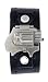 Biker Gun Flip Watch With Black Leather Cuff Band US-W0951