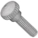 Troemner 916183 Aluminum Thumbscrews, 8-32" x 9/16" Size