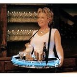 Walk About Neon Clear Acrylic Serving Tray - Rechargeable Battery Pack: White