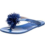 Calvin Klein Womens Jade Patent Ornamented San