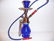 Premium 10" Blue Hookah, 3 Boxes of Beamer Hookah Molasses Flavors, 30 Charcoals, Beamer Card and Accessories