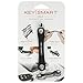 KeySmart Flex - Compact Key Holder and Keychain Organizer (up to 8 Keys, Black)