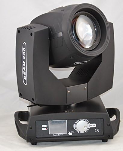 Pro Touch Screen DMX 512 16CH Stage Light 5R Zoom 200W Beam Moving Head Light DJ Disco Club Wedding Light