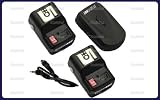 StudioHut 4 channel Wireless Radio Hot Shoe Flash Trigger Kit for Canon EOS, Nikon, Olympus & Pentax Flashes with 2 Receivers