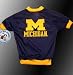 Sports Enthusiast Michigan Wolverines Football Licensed Mesh Dog Jersey (Tiny)