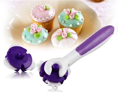 Fondant Cake Decorating Sugar Craft Making Wheel Embosser Cutter Roller Tool Set