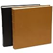 Large Genuine Italian Leather Bound Album,100 Pages, Photo Squares Included, 13-1/8" x 13"