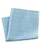 Savile Row Mens Blue Yellow Polka Dot Silk Handkerchief