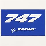 747 Blue Sticker