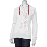 Columbia Indiana Hoosiers Ladies White Big Screen Full Zip Hoody Sweatshirt