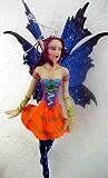 Blue Winged Dancing Fairy Christmas Ornament Faerie