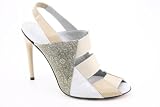 Georgina Goodman Troy 2 New Peep Toe Strappy Shoes Beige Womens