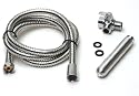 Mr-S-Leather Complete Anal Douche "Shower Shot" Kit with Deluxe Aluminum Nozzle