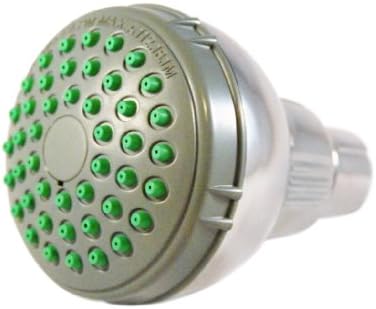 Bellzane 21401 2.5 GPM Water Saving Economy PVC Shower Head, Chrome 9.45 LPM - Perfect Spray