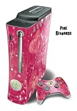 Xbox 360 Skin - System Console Skin and two Xbox 360 Controller Skins - Pink Diamonds