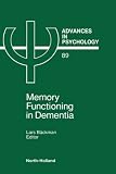 Memory Functioning in Dementia