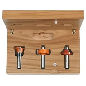 CMT 800.525.11 3-Piece Divided Light Door 1 2 Shank Router Bit Set by CMT