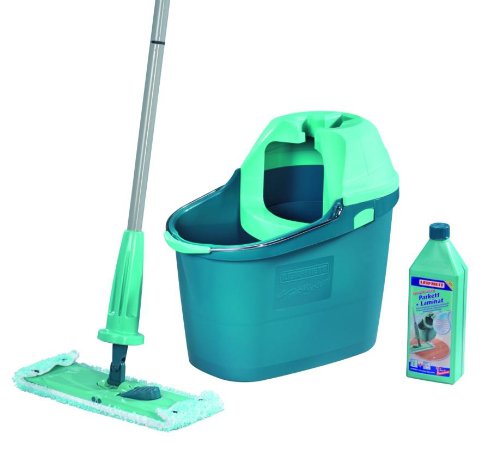 Leifheit 55346 Twist Bodenreinigungsset mit 1 L Parkettreiniger