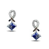 14K Exquisite Tanzanite and Diamond Earring (NEW ARRIVAL)