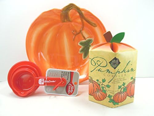 Pumpkin Cobbler Gift Set with Bonus Betty Crocker Measuring Cups by Plentiful Pantry